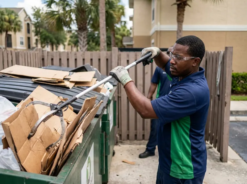 Multifamily Garbage Overflow Removal in Orlando, FL